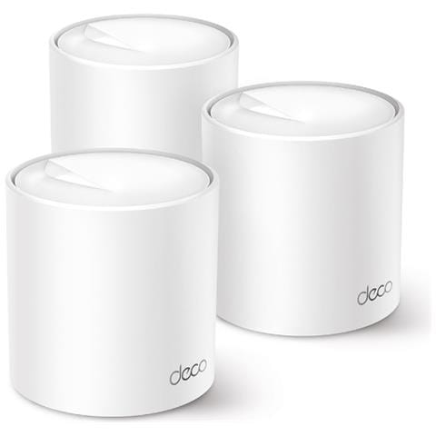Deco X50 (3-pack) Dual-band (2.4 GHz / 5 GHz) Wi-Fi 6 (802.11ax) Bianco Interno - Foto 1