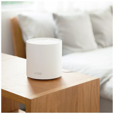 Deco X50 (3-pack) Dual-band (2.4 GHz / 5 GHz) Wi-Fi 6 (802.11ax) Bianco Interno - Foto 3