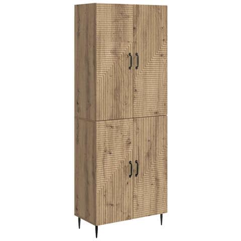Set di armadi 2 pcs 66 x 34,5 x 89,5 cm Legno ingegnerizzato - Foto 1