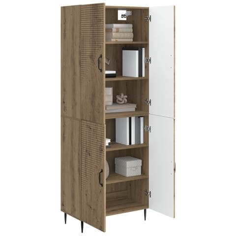 Set di armadi 2 pcs 66 x 34,5 x 89,5 cm Legno ingegnerizzato - Foto 2