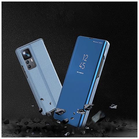Clear View Case, Custodia Per Xiaomi 12t Pro / Xiaomi 12t, Cover Pieghevole Nera - Foto 7