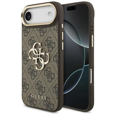 Custodia Per Iphone Air Marrone Con Logo Dorato Guess - Foto 1