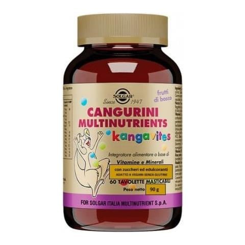 Cangurini Multinutrients Frutti Bosco 60 Tavolette Masticabili - Foto 1