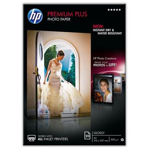 Carta fotografica Premium Hewlett Packard - lucida - 300 g / mq - CR672A (conf. 20) - Foto 3