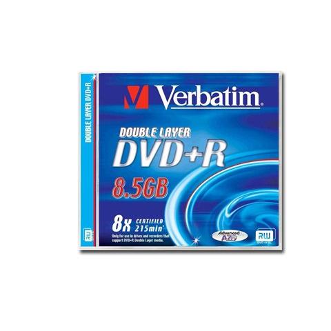 DVD+R 8,5 GB 8x Confezione Singola 1 Pezzo - Foto 1