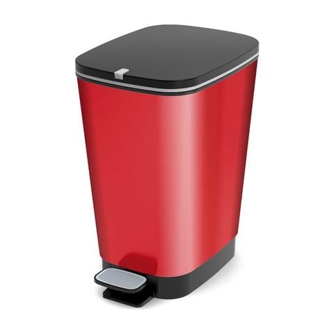 Pattumiera Chic A Pedale 18x27xh. 30 Cm Rosso - Foto 1