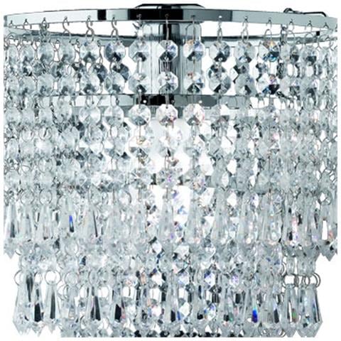 Lampadario Reality Trio Vetro Acrilico A Gocce 25cm/35cm Cromo - Foto 12