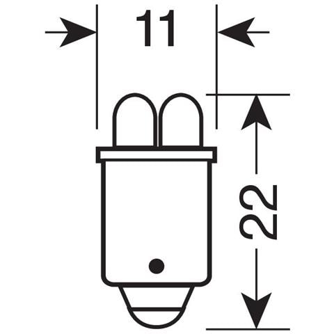 Cp. de 24v 4 Led Rosso Ba9s - Foto 6