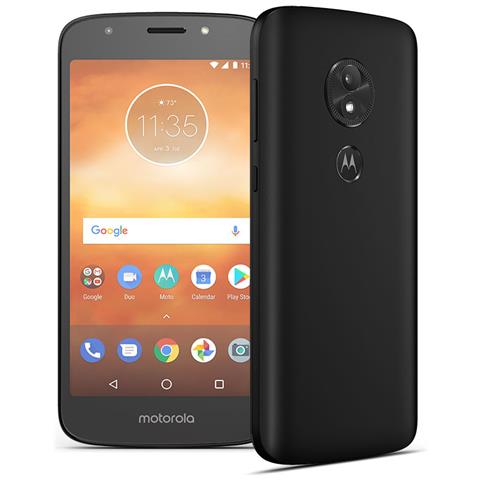 Moto E5 Play Nero 16 GB Dual Sim Display 5.3" FWVGA Slot Micro SD Fotocamera 8 Mpx Android  - Foto 1