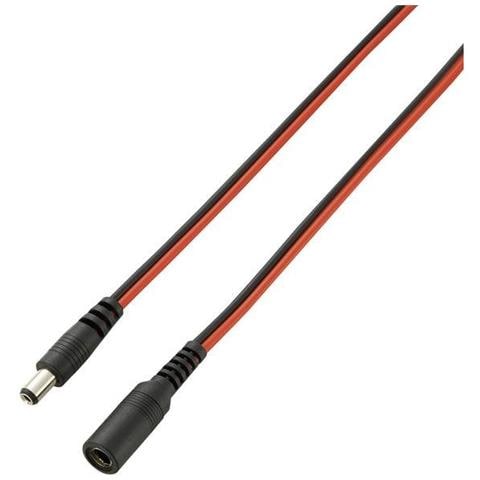 Cavo Di Prolunga Per Bassa Tensione Spina A Bassa Tensione - Presa A Bassa Tensione 5.5 Mm 2.5 Mm 5.5 Mm 2.5 - Foto 1