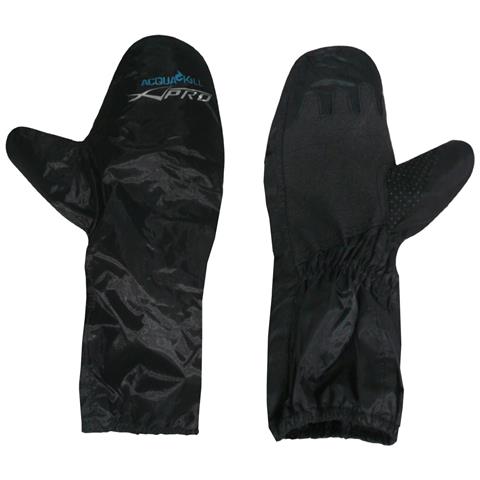 Copri Guanti Impermeabili Tessuto Cerato Antipioggia Moto Scooter Custom Nero - Foto 1