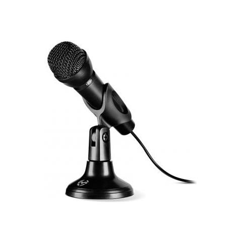 Microfono Da Gioco Omnidirezionale Kyp Kyp - Base Solida - Angolo Regolabile - Jack 3,5 Mm - Colore Nero - Foto 1