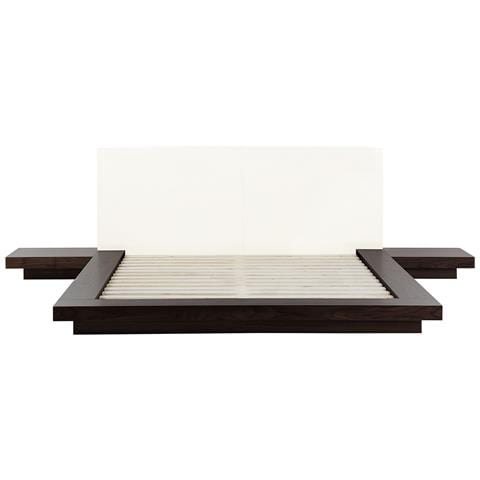 Letto Color Legno Scuro 160 X 200 Cm Zen - Foto 17