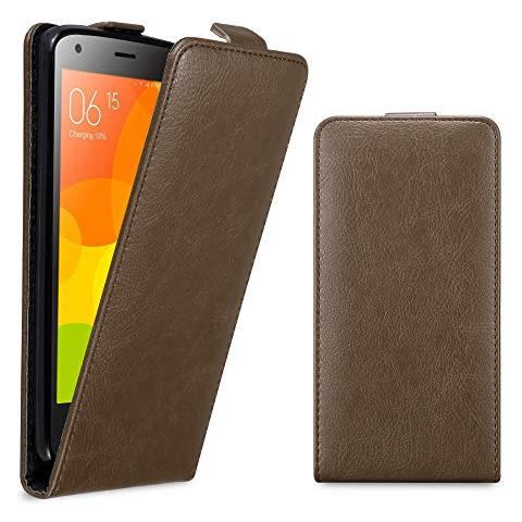 Custodia Compatibile Con Xiaomi Mi 2 In Bruno Caffè - Coperchio Protettivo In Design Flip Con Chiusura Magnetica - Foto 2