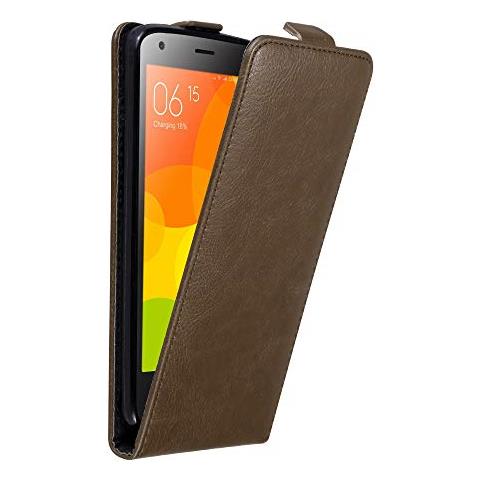 Custodia Compatibile Con Xiaomi Mi 2 In Bruno Caffè - Coperchio Protettivo In Design Flip Con Chiusura Magnetica - Foto 1