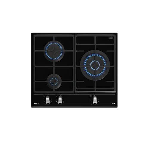 TEKA Piano Cottura GZC 63310 a Gas 3 Fuochi Gas Colore Nero TEKA Piano Cottura GZC 63310 a Gas 3 Fuochi Gas Colore Nero