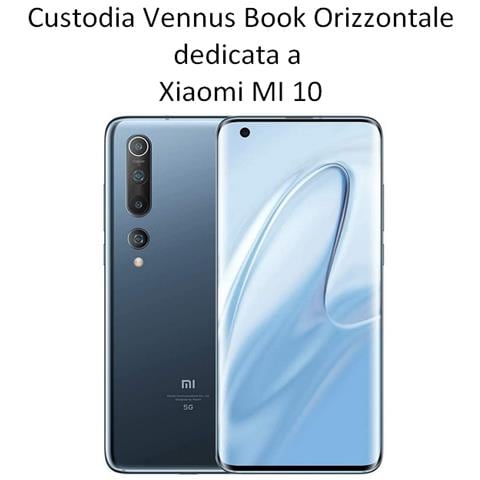 Custodia Book Orizzontale Sensitive Case Per Xiaomi Mi 10 - Mi 10 Pro Gold - Foto 2