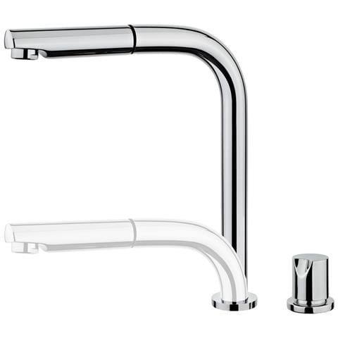 Rubinetto Monocomando Auk 983 Argento Metallo Acciaio - Foto 3
