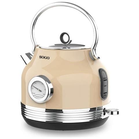 Retrò Bollitore 2200 W E 1.8 Litri Panna - Foto 2