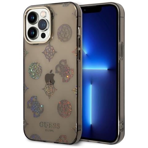 Hard Cover Peony Glitter Transparent Black, For Iphone 14 Pro Max, Guhcp14xhtpptk (guhcp14xhtpptk) - Foto 2
