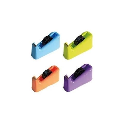 Dispenser Da Banco Per Nastri Adesivi 33/66 Mt - Colori Fluo Assortiti - Foto 1