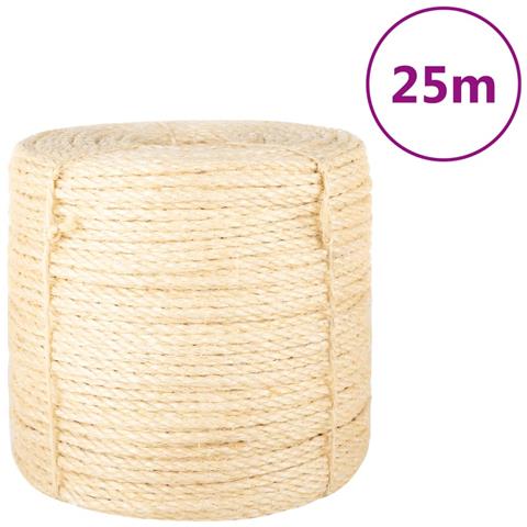 Corda In Sisal 100% 6 Mm 25 M - Foto 1