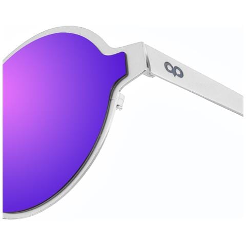 Occhiali Da Sole Unisex Margarette In Metallo Dalla Forma Rotonda - Foto 2