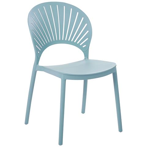 Set Di 4 Sedie Da Pranzo Azzurro Ostia - Foto 7
