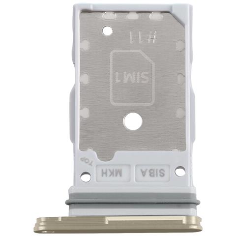 Carrellino Scheda Sim Galaxy S24 E S24 Plus Dual Nano Sim, Beige - Foto 1