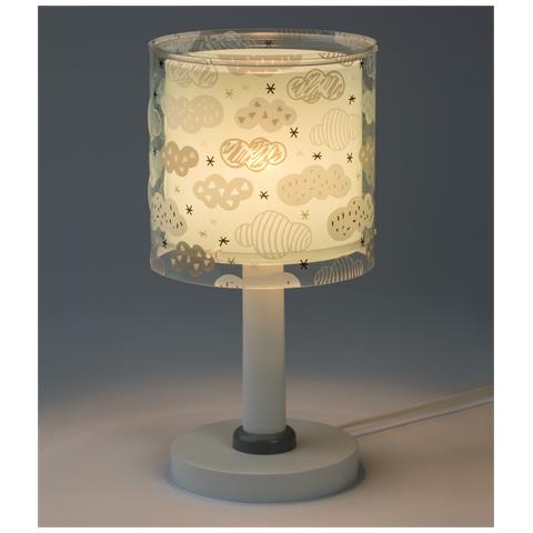 Lampada Da Comodino Per Bambini Clouds Nuvole Verde - Foto 2