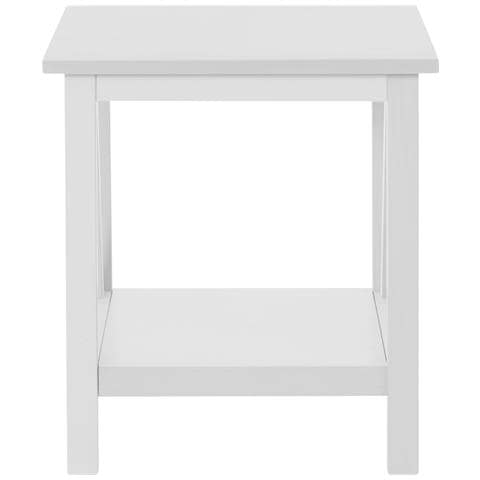 Titan Tavolino Con 1 Ripiano In Pino Bianco - Foto 2