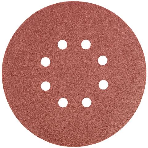 Dischi Abrasivi 150 Mm, K120, 5 Pz., Con 8 Fori - Foto 1