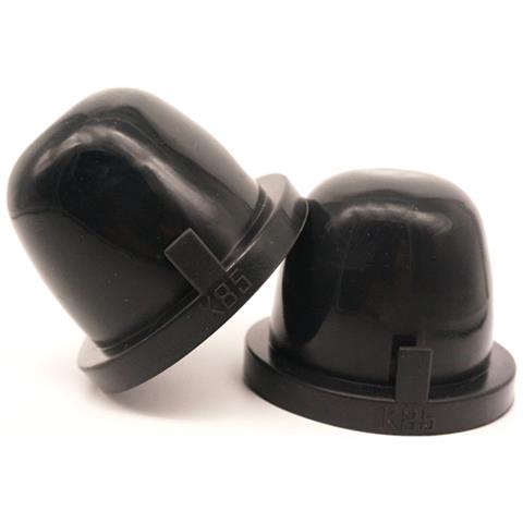 Copertura Antipolvere Per Auto Per Fari A Led Resistente Al Calore In Gomma Da 2 Pezzi Black 8.5 Cm / 6.8 Cm - Foto 1