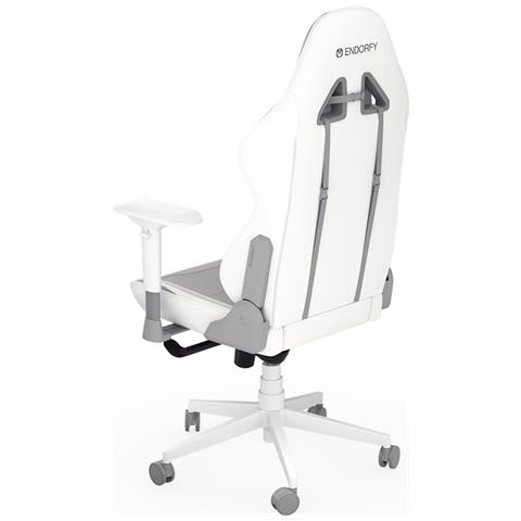 Scrim Onyx White Sedia da gaming per PC Seduta imbottita Grigio, Bianco - Foto 2