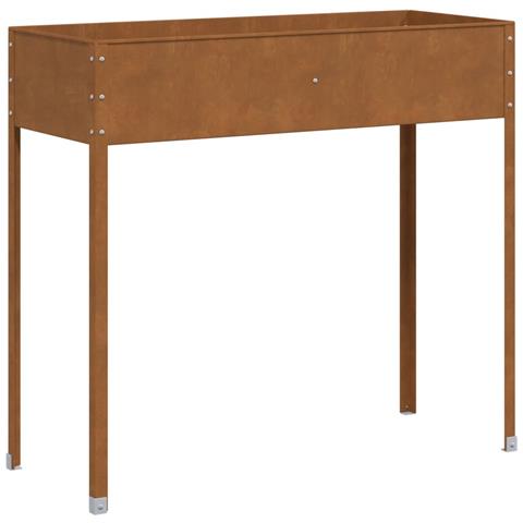 Fioriera da Giardino 100,5x40,5x90 cm in Acciaio Corten - Foto 1
