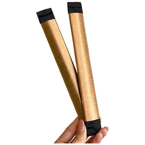 Chignon Per Capelli Color Champagne, Acconciature Eleganti E Senza Sforzo Gold - Foto 1