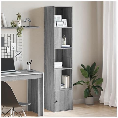 Libreria Grigio Sonoma 40x36x189 Cm In Legno Multistrato - Foto 1
