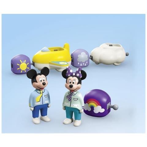 71697 Il Treno Delle Nuvole Di Topolino E Minnie - Disney - Include Minnie, Topolino E L'aereo Del Treno Delle Nuvole - 1 Età - Foto 3