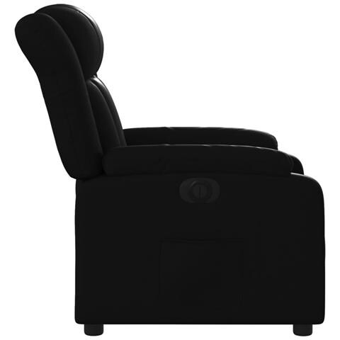 Poltrona Reclinabile Elettrica Nera in Similpelle - Foto 9