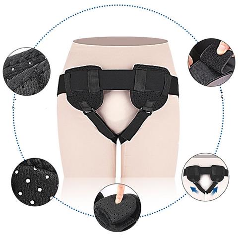 Cintura Per Ernia Per Sollievo Dal Dolore Inguinale - Tutore Regolabile - Foto 2