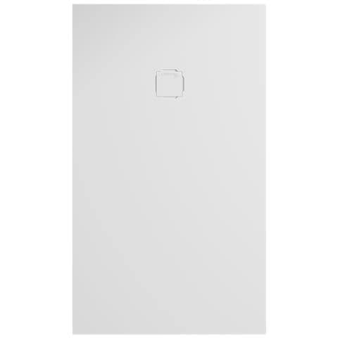 Piatto Doccia Rettangolare 100x120 Cm Effetto Liscio Marmoresina Harmony Bianco - Foto 1