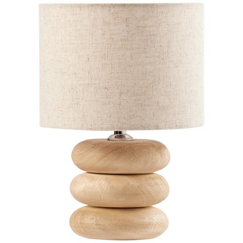 Lampada Da Tavolo Betwa Legno Di Mango Marrone Chiaro - Foto 2