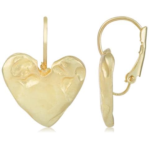 Ciondolo A Forma Di Cuore Irregolare In Oro - Foto 1