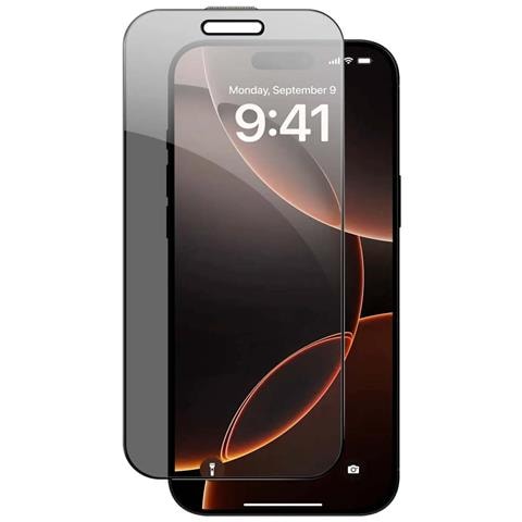 Vetro Temperato Per Iphone 15 Pro Max Modello Easyshield 2 Pezzi Ultra Resistente, Nero Trasparente - Foto 1