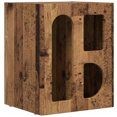 Comodino Legno vecchio 40 x 35 x 50 cm Legno multistrato - Foto 1