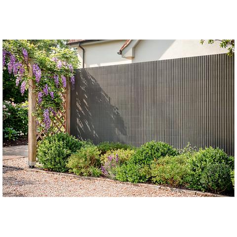 Frangivista In Pvc Viso, Lunghezza 8 M X Altezza 1,5 M, Grigio Antracite - Foto 1