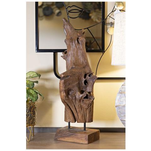 Scultura Akar Radice Di Teak Riciclato Pezzo Unico - Foto 8