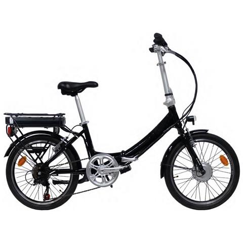 Bici E-bike Pieghevole Misura 20 Batteria Samsung 36v 10.4ah Motore Mxus 250w 35nm Bicicletta Richiudibile - Taglia Unica Nero - Foto 1