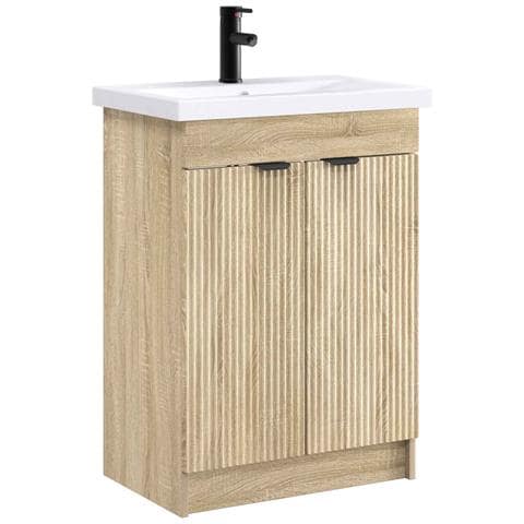 Set di mobili per il bagno Rovere Sonoma 78,5 x 37,5 x 81 cm - Foto 1