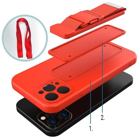 Custodia Samsung Galaxy A12 Rossa - Foto 1